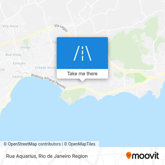 Rua Aquarius map