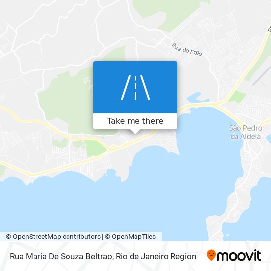 Rua Maria De Souza Beltrao map