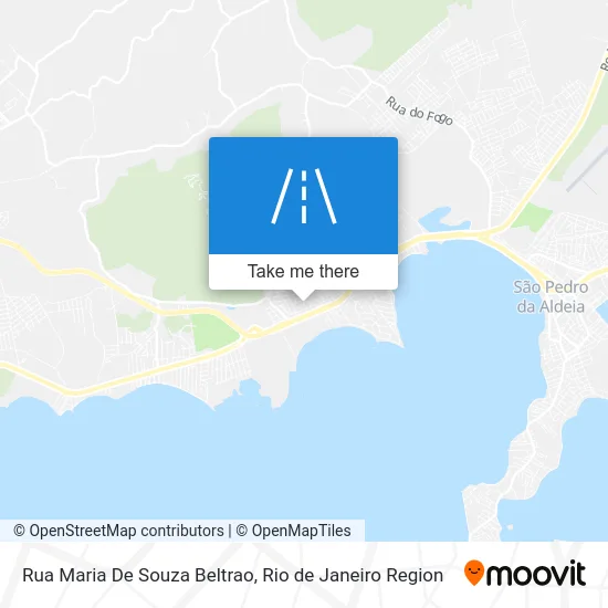 Rua Maria De Souza Beltrao map
