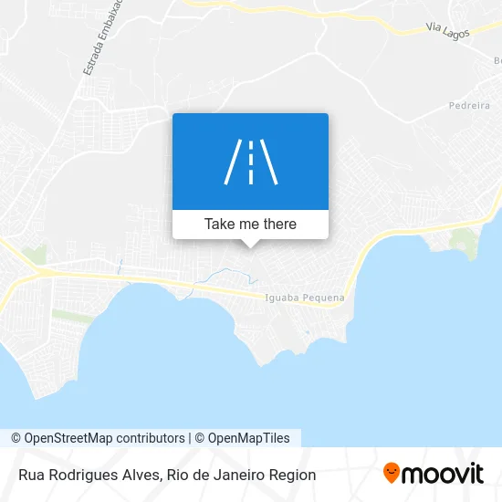 Rua Rodrigues Alves map