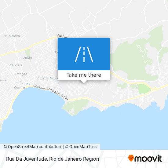 Mapa Rua Da Juventude