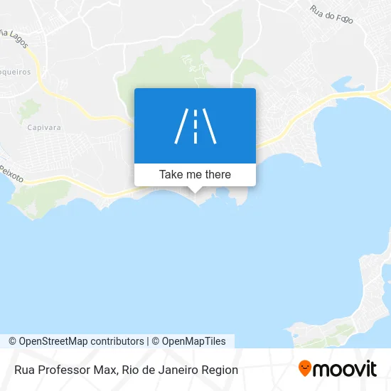 Rua Professor Max map
