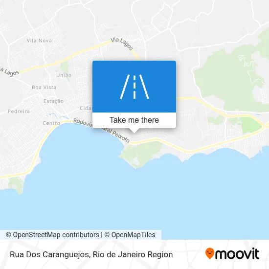 Rua Dos Caranguejos map