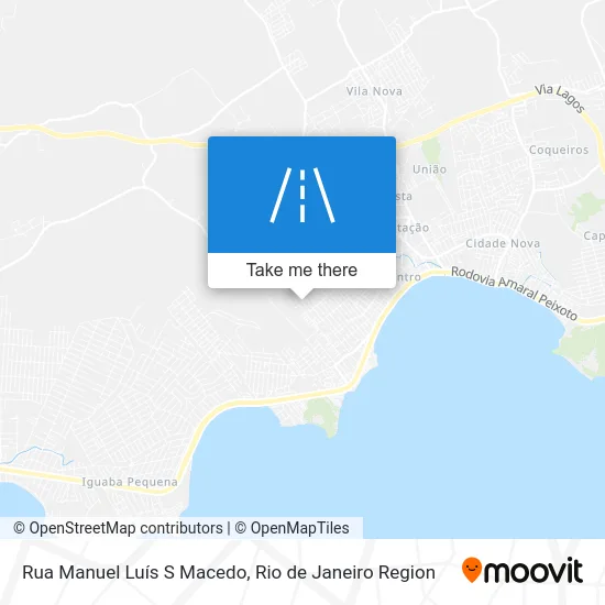 Rua Manuel Luís S Macedo map