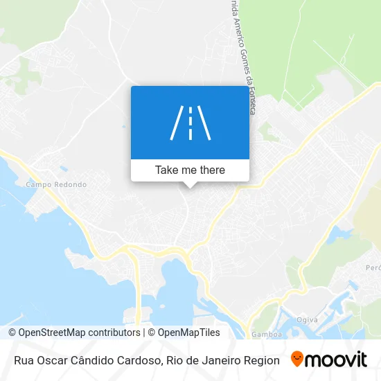 Rua Oscar Cândido Cardoso map