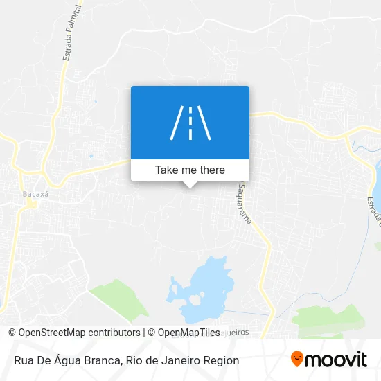 Rua De Água Branca map