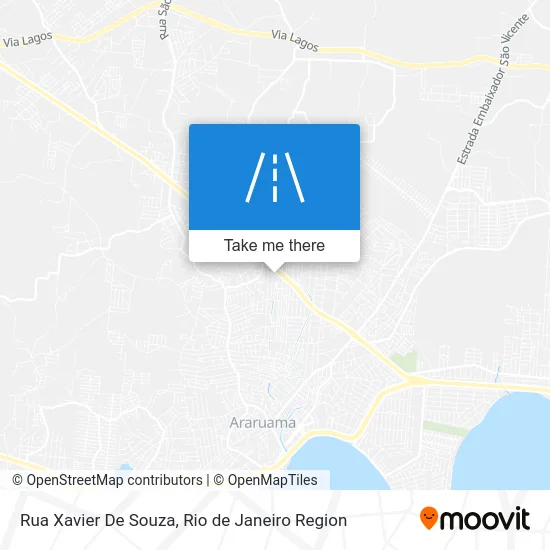 Rua Xavier De Souza map