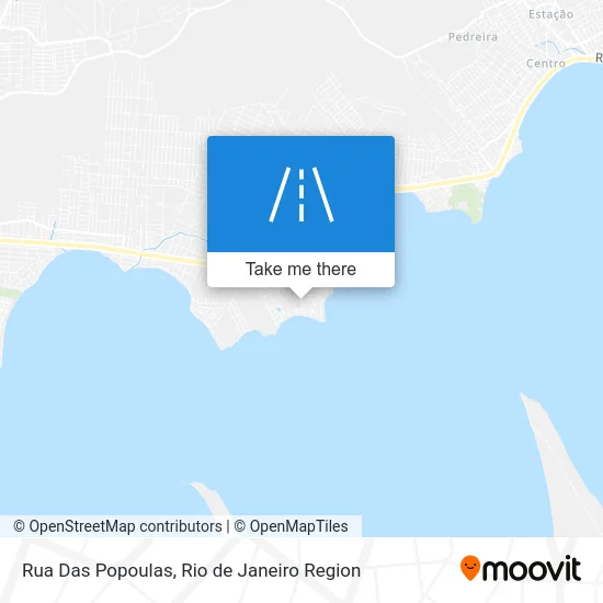 Rua Das Popoulas map