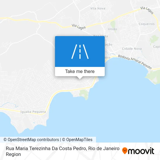 Rua Maria Terezinha Da Costa Pedro map