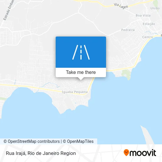 Rua Irajá map