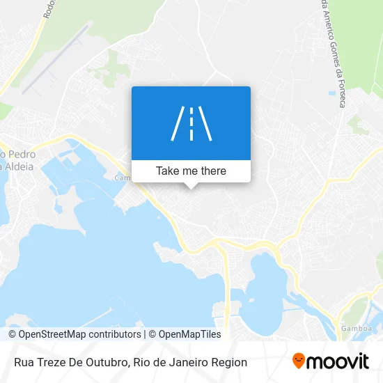 Rua Treze De Outubro map