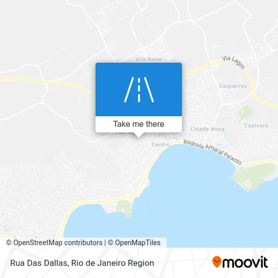 Rua Das Dallas map