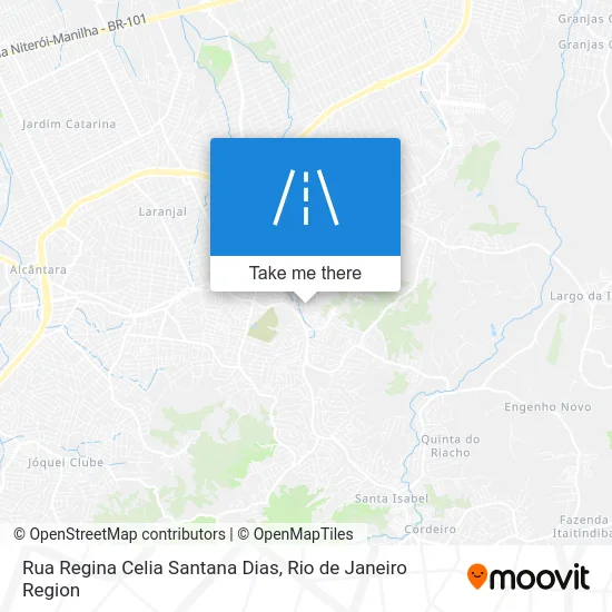 Rua Regina Celia Santana Dias map