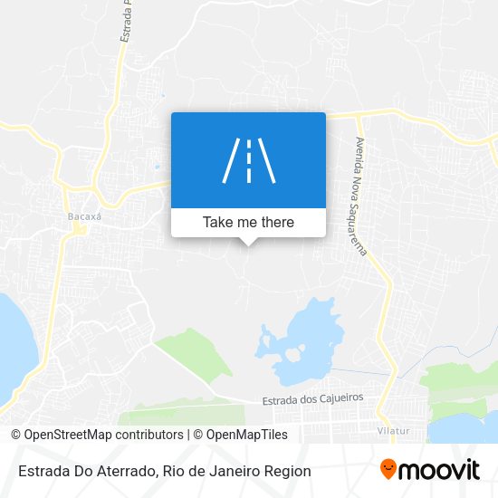 Estrada Do Aterrado map