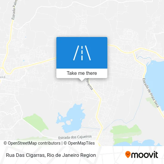 Rua Das Cigarras map