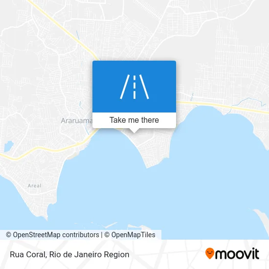 Rua Coral map