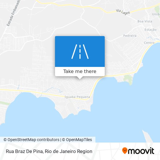 Rua Braz De Pina map