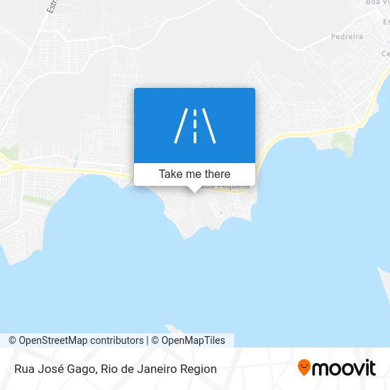 Rua José Gago map