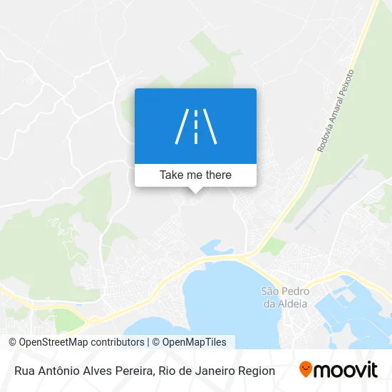Rua Antônio Alves Pereira map