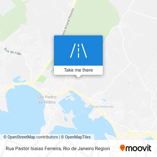 Rua Pastor Isaias Ferreira map