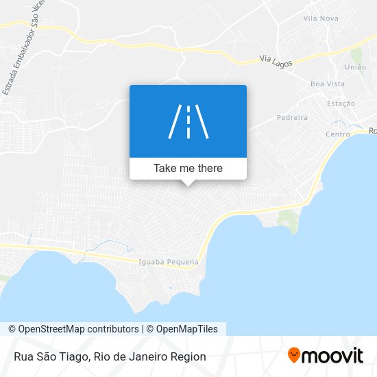 Rua São Tiago map