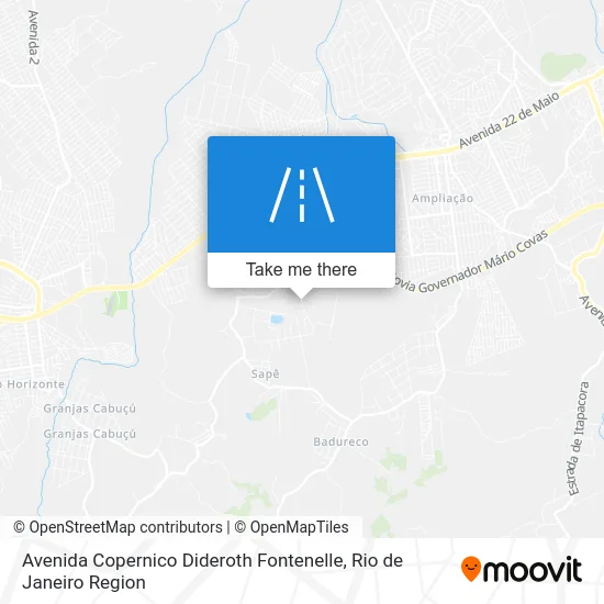 Avenida Copernico Dideroth Fontenelle map