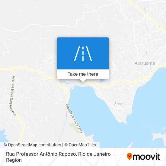 Rua Professor Antônio Raposo map