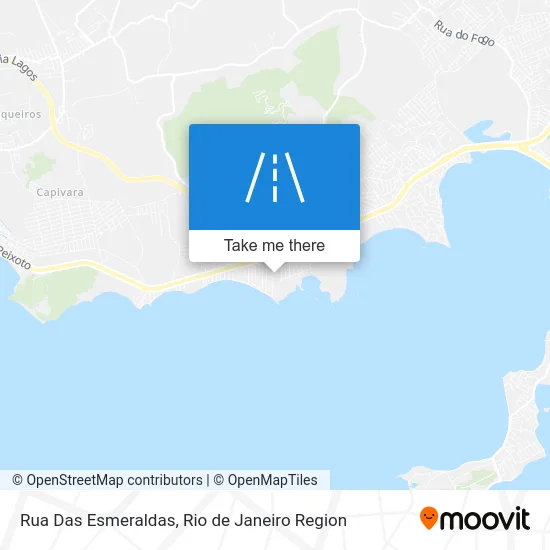 Rua Das Esmeraldas map