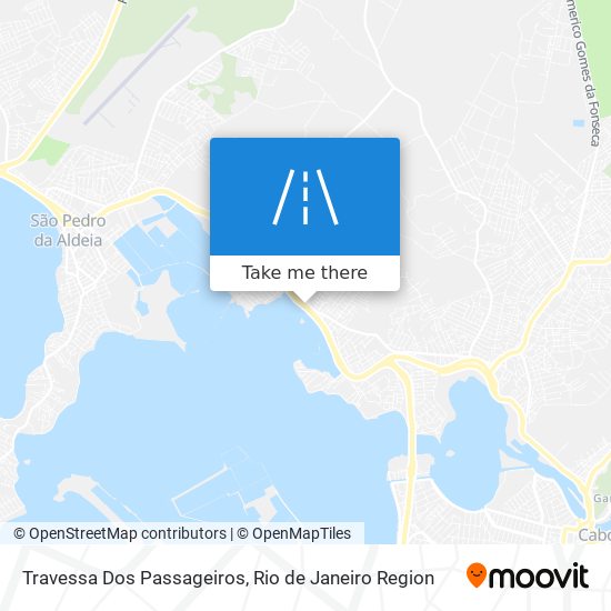 Mapa Travessa Dos Passageiros