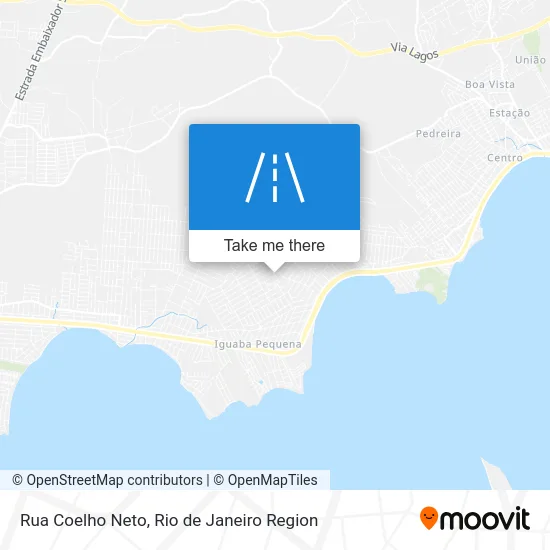 Rua Coelho Neto map