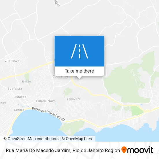 Rua Maria De Macedo Jardim map