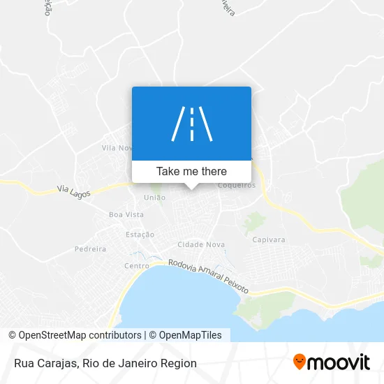Rua Carajas map