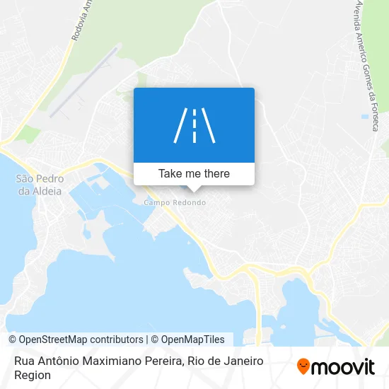 Rua Antônio Maximiano Pereira map