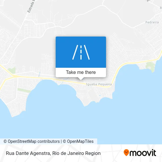 Rua Dante Agenstra map