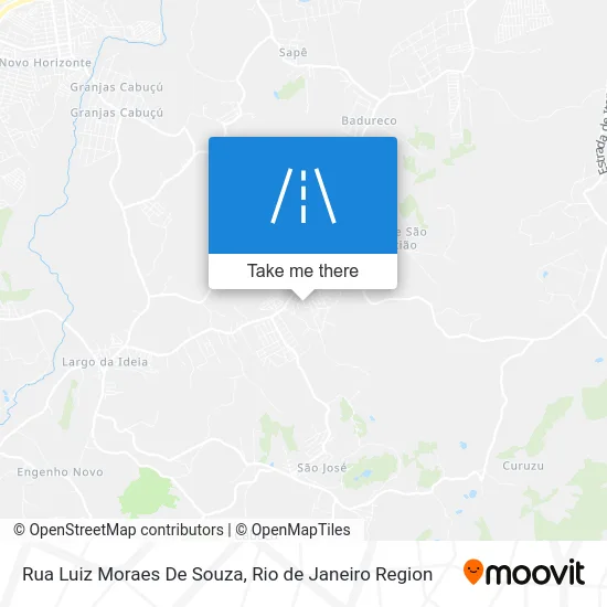 Rua Luiz Moraes De Souza map