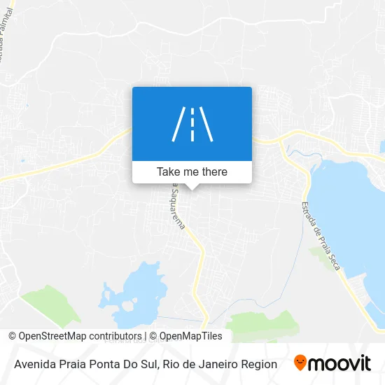 Avenida Praia Ponta Do Sul map