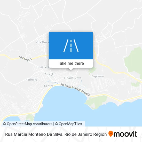 Rua Marcia Monteiro Da Silva map