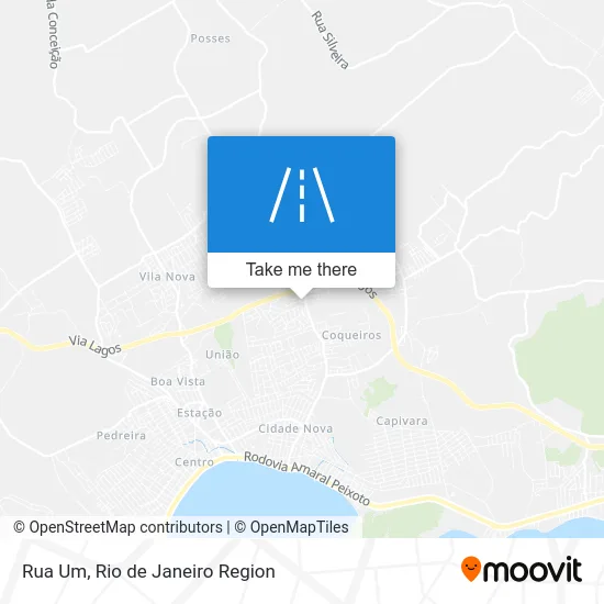 Rua Um map