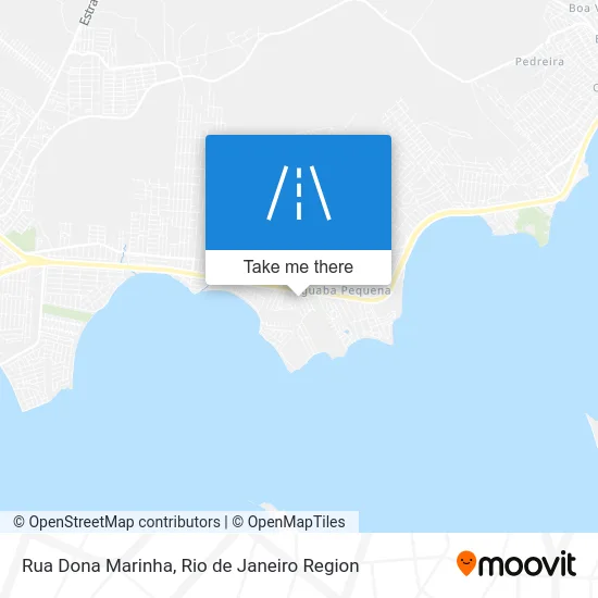 Rua Dona Marinha map