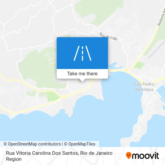 Rua Vitoria Carolina Dos Santos map