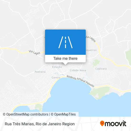 Rua Três Marias map