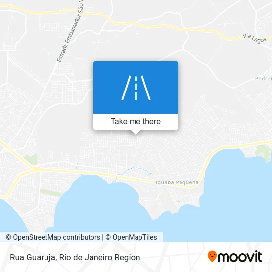 Rua Guaruja map