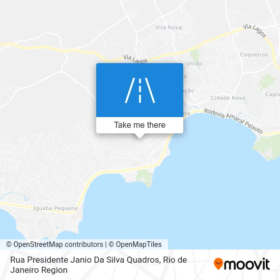 Rua Presidente Janio Da Silva Quadros map