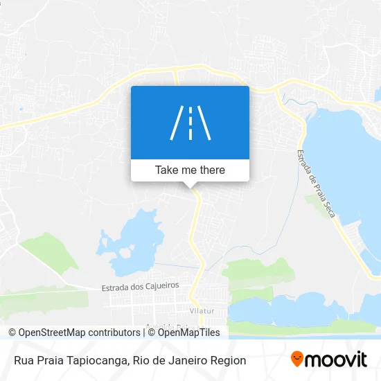 Rua Praia Tapiocanga map