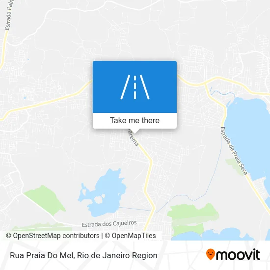 Rua Praia Do Mel map