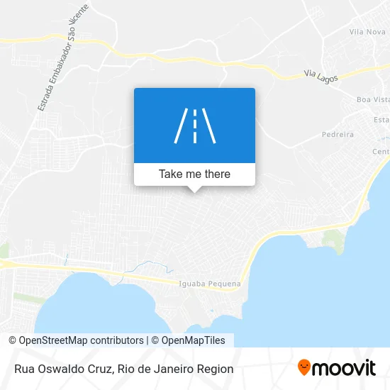 Rua Oswaldo Cruz map