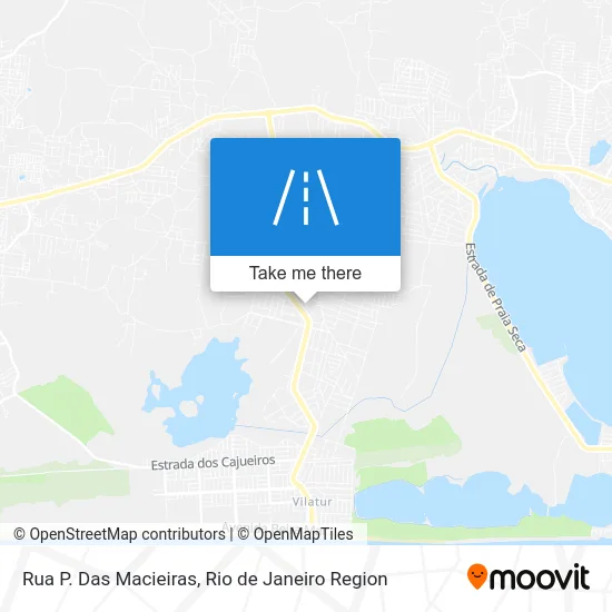 Rua P. Das Macieiras map