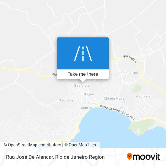 Rua José De Alencar map