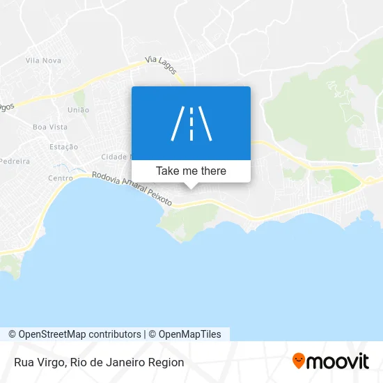 Rua Virgo map