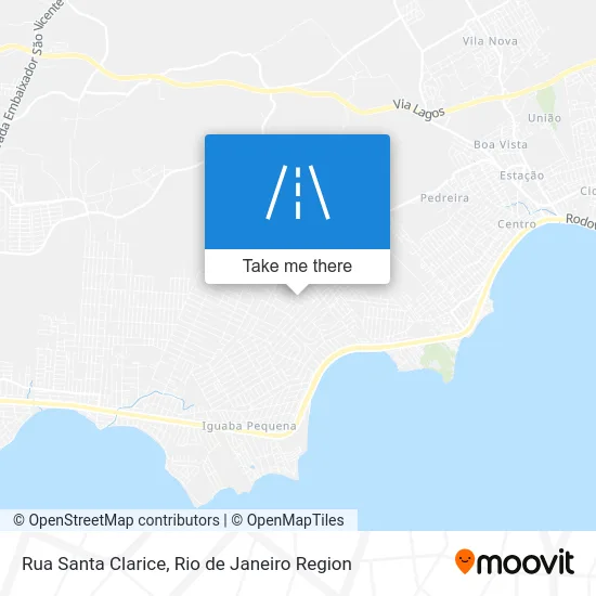 Rua Santa Clarice map